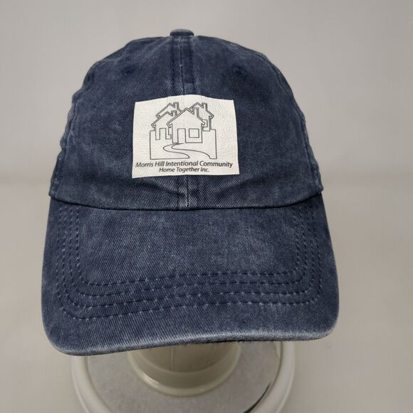 Morris Hill Intentional Community Home Together Inc Slideback Hat Blue OSFA - Picture 2 of 9